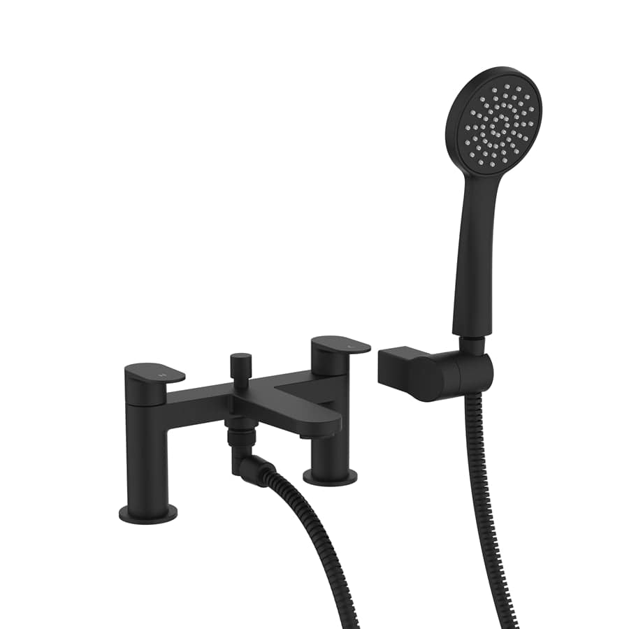 Crosswater Bath Shower Mixer Matt Black Crosswater Drift Bath Shower Mixer
