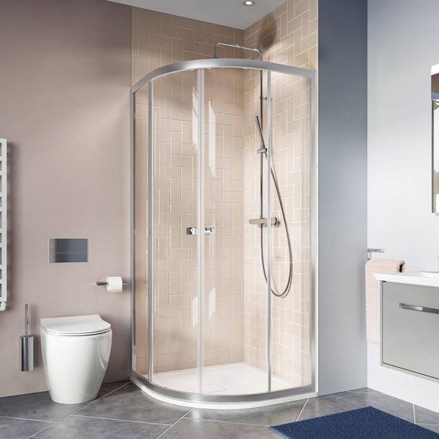 Crosswater Quadrant Shower Enclosure Crosswater Clear 6 Quadrant Double Door Shower Enclosure