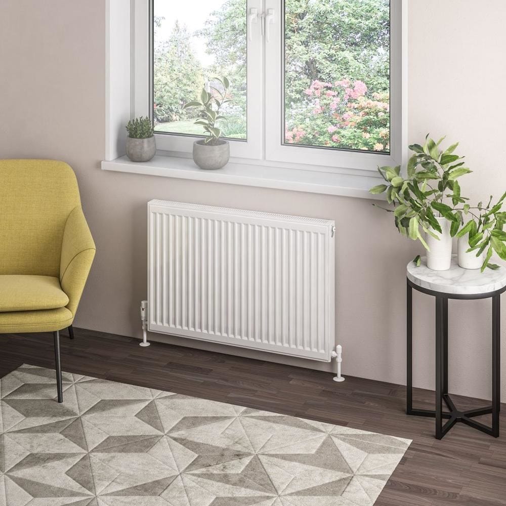 Aquarius Type 21 600 x 900mm Aquarius Type 21 Compact Panel Radiator In Gloss White