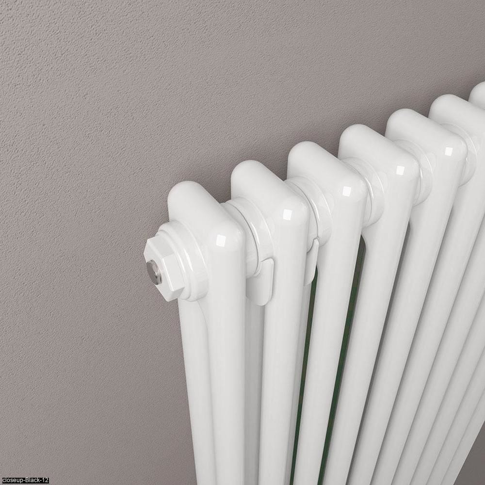 Eastbrook Column Radiator Eastbrook Rivassa Traditional 2 Column Radiator in Gloss White