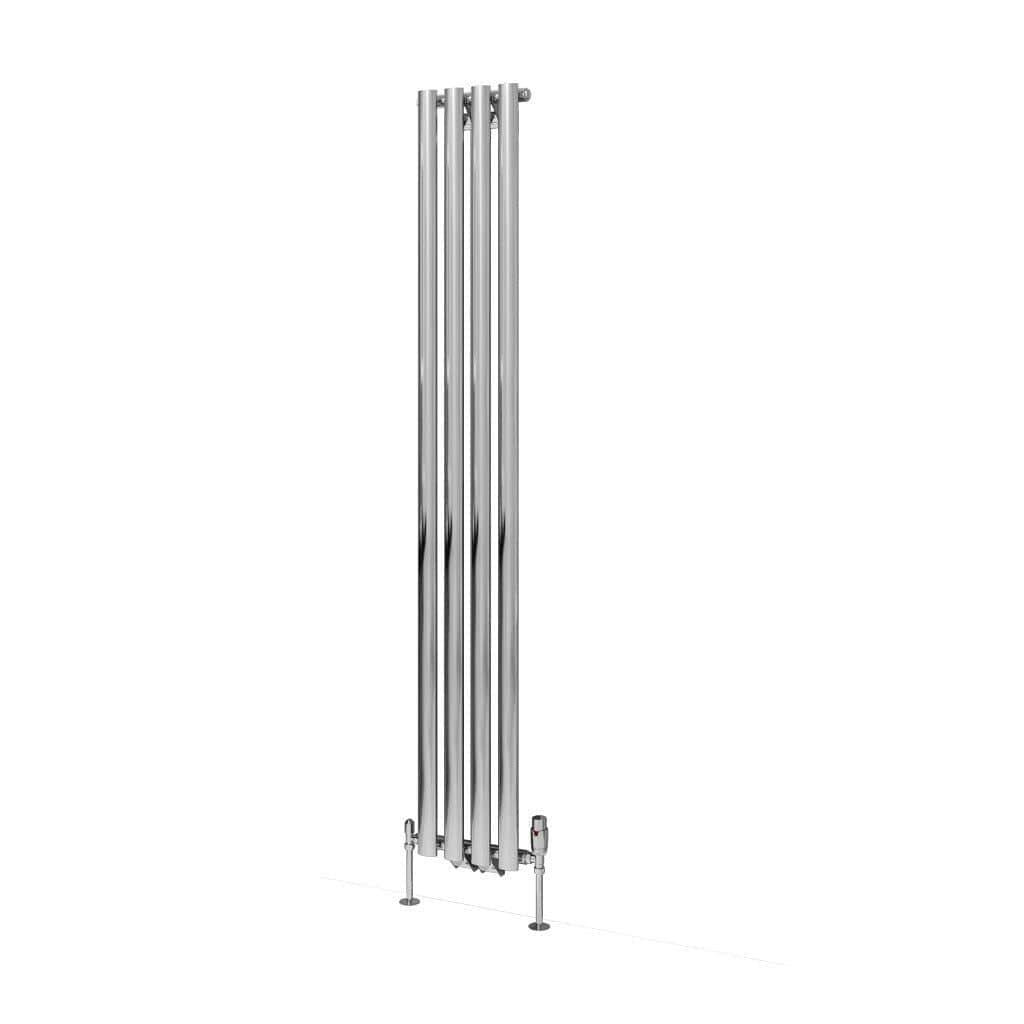 Eastbrook Designer Towel Radiator Eastbrook Tunstall Straight Vertical Designer Radiator in Chrome