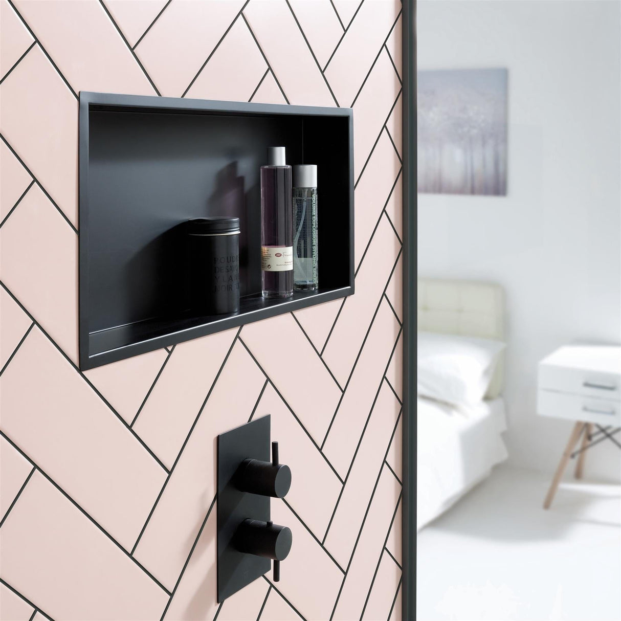 JTP Shelf JTP VOS Rectangular Shower Niche - 300 x 600mm