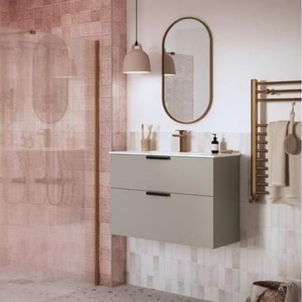 Aquarius Ladder Rail 1200 x 500mm Aquarius Zanelli Towel Radiator in Brushed Bronze