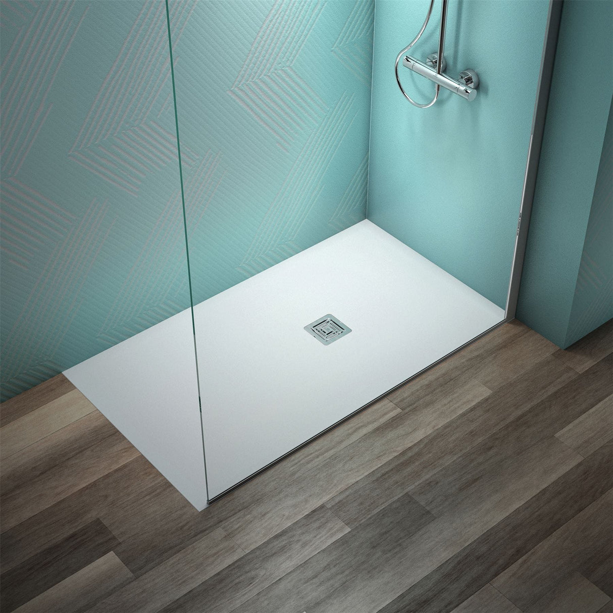 Ideal Standard Rectangle Shower Tray Pure White / 1400 x 800mm Ideal Standard Ultra Flat S+ Shower Tray 30mm including Waste