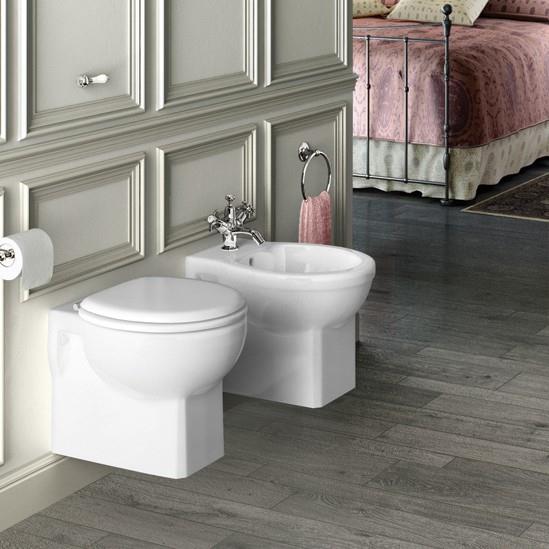 Burlington Wall Hung Toilet in White