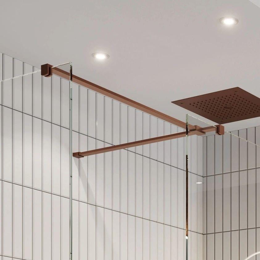 Crosswater Wetroom Accessory Brushed Bronze / T Bracing Bar Crosswater Gallery Stabilising Fixings