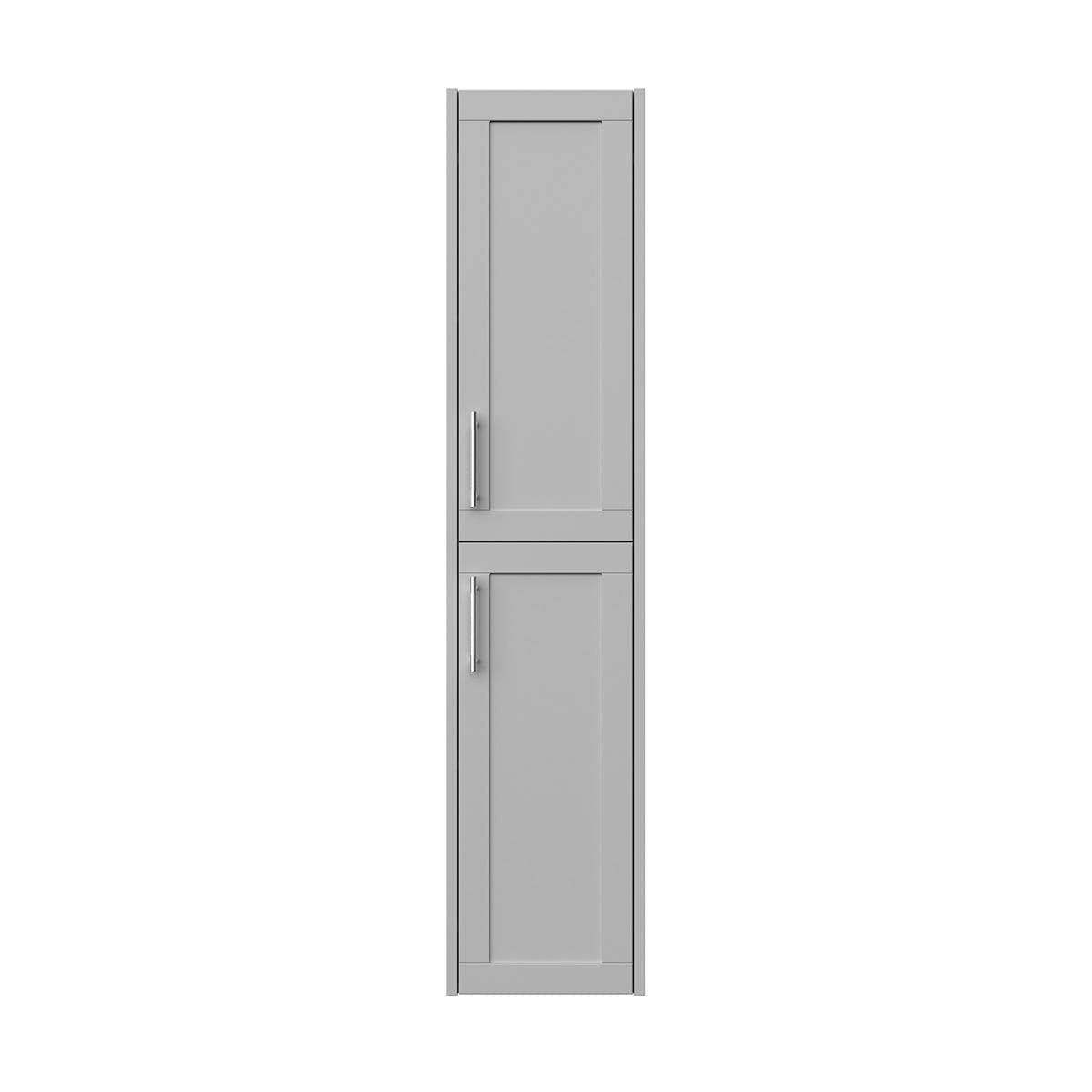 Heritage Storage Unit Dove Grey Heritage Lynton 350mm Tall Wall Hung Storage Cabinet with Handles Bundle