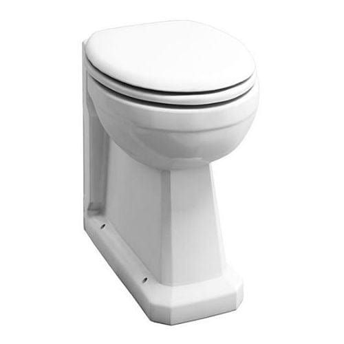 Burlington Back to Wall Toilet Burlington Regal Back To Wall Toilet in White