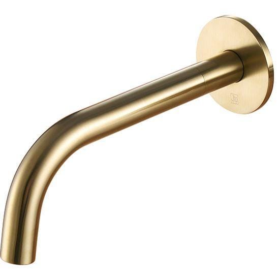 JTP Bath Spout Brushed Brass / 200mm JTP VOS Bath/Basin Spout