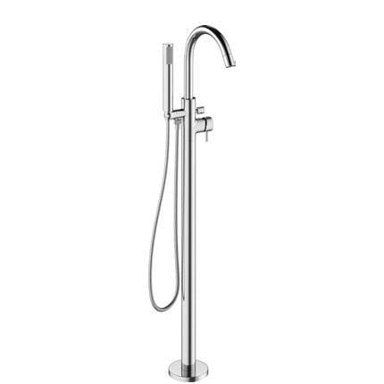 Crosswater Freestanding Bath Filler Chrome Crosswater MPRO Floor Standing Bath Shower Mixer