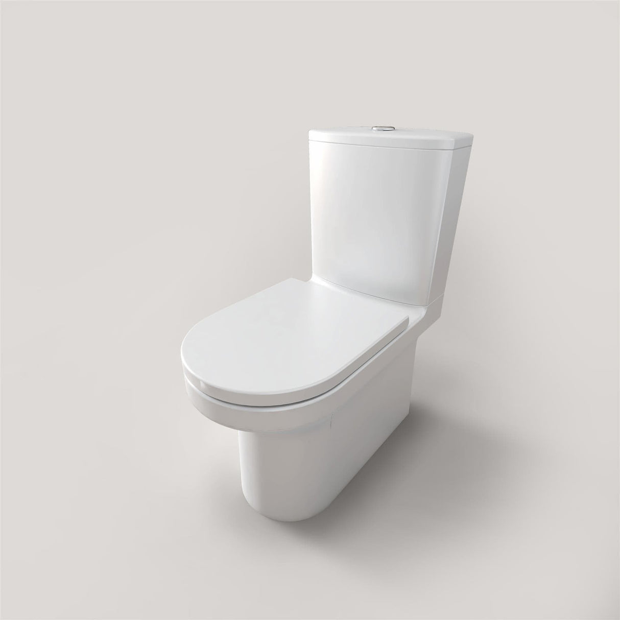 Imex Close Coupled Toilet Imex Alma Open Back Close Coupled Rimless Toilet with Soft Close Seat