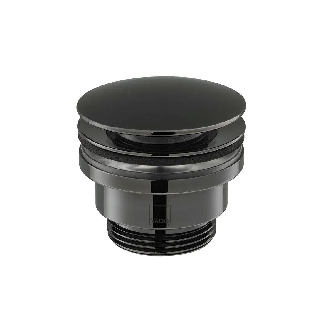 Vado Basin Waste Polished Black Vado Universal Click Clack Basin Waste