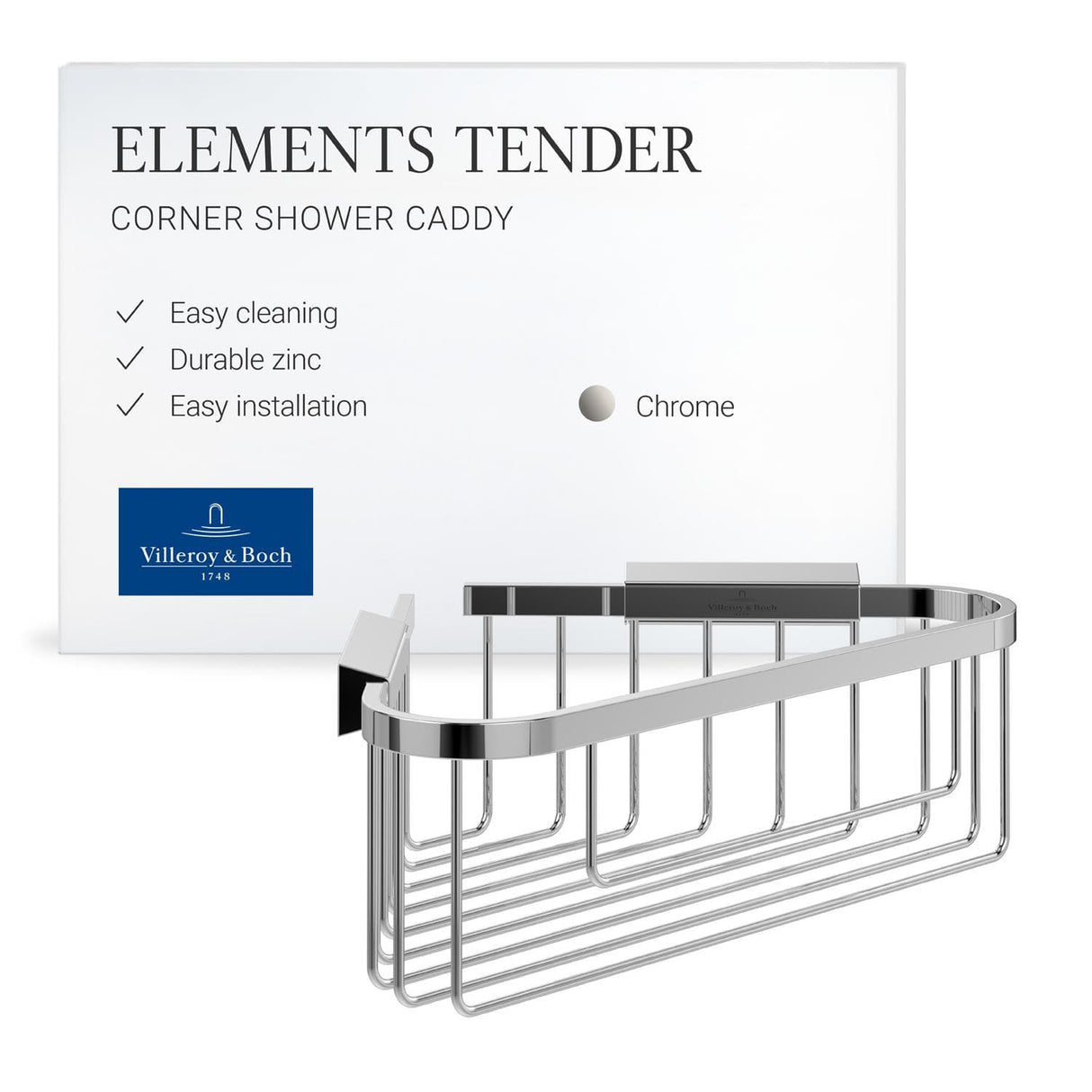 Villeroy & Boch Basket Villeroy & Boch Elements - Tender Corner Wire Shower Basket