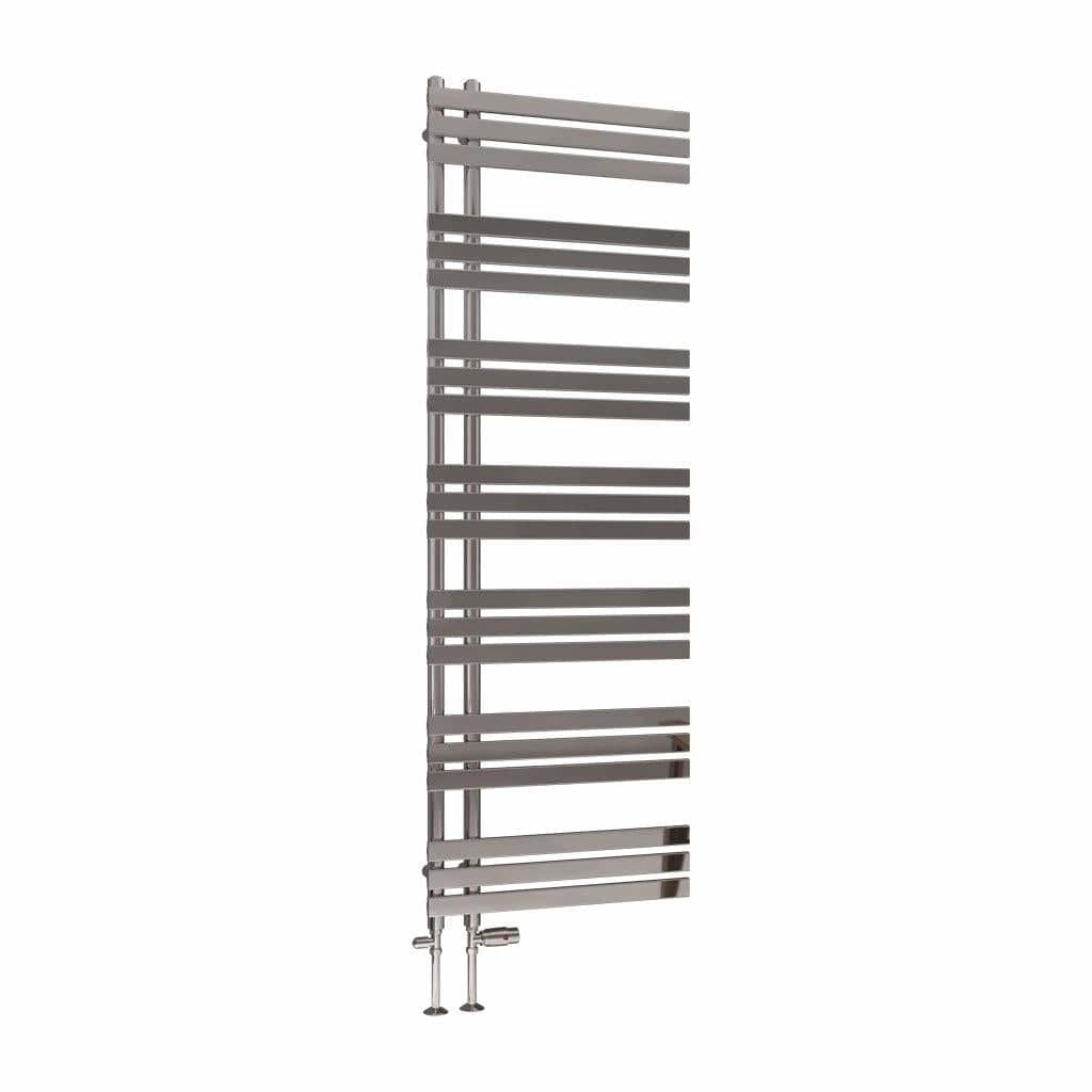 Eastbrook Designer Towel Radiator 1800 x 600mm / Electric Only Eastbrook Leonardo Straight Vertical Heated Towel Rail in Chrome