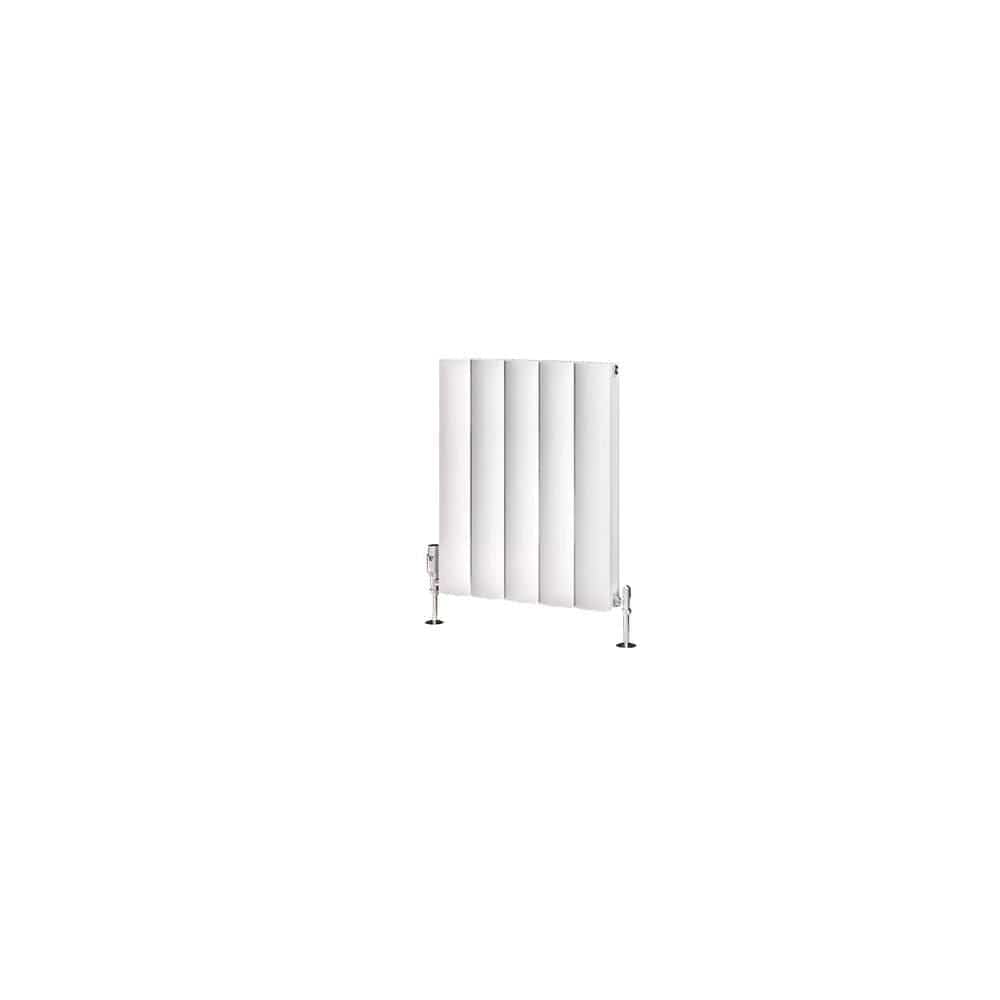 Eastbrook Panel Radiator Eastbrook Guardia Straight Horizontal Aluminium in Matt White