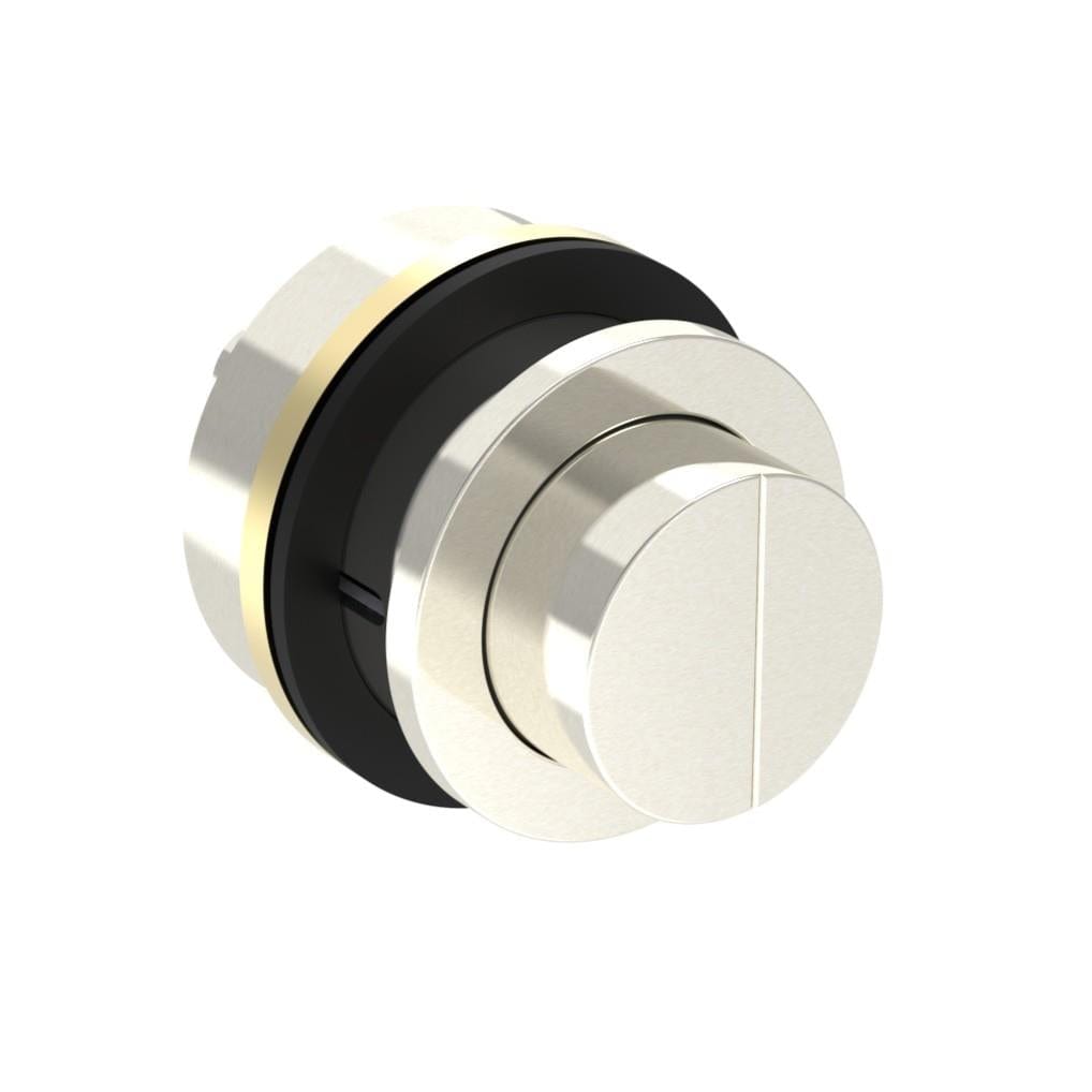 Saneux Flush Plate Brushed Nickel (PVD) Saneux FLUSHE 2.0 Brass Flush Button