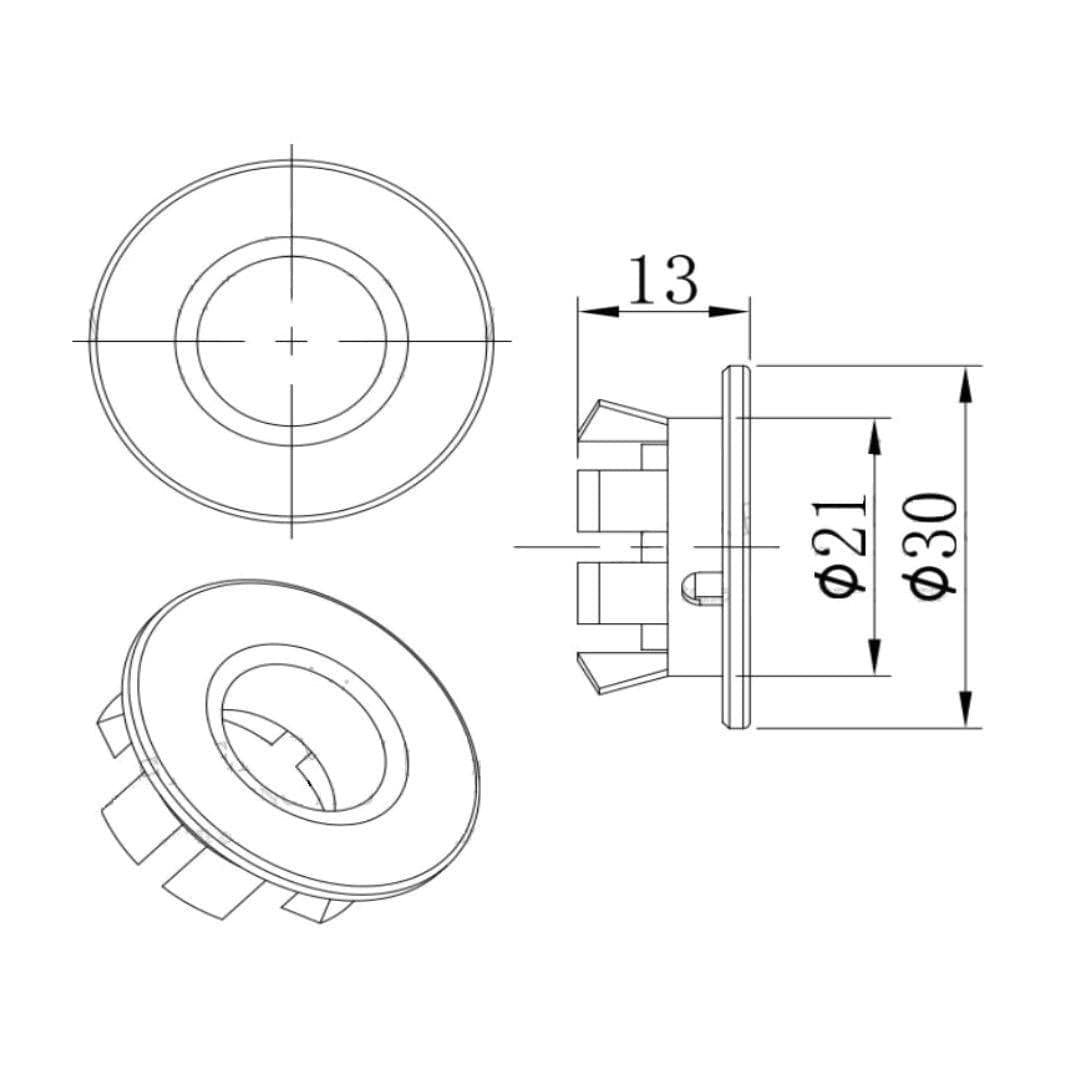Aquarius Overflow Cover Aquarius FT Basin Overflow Cover