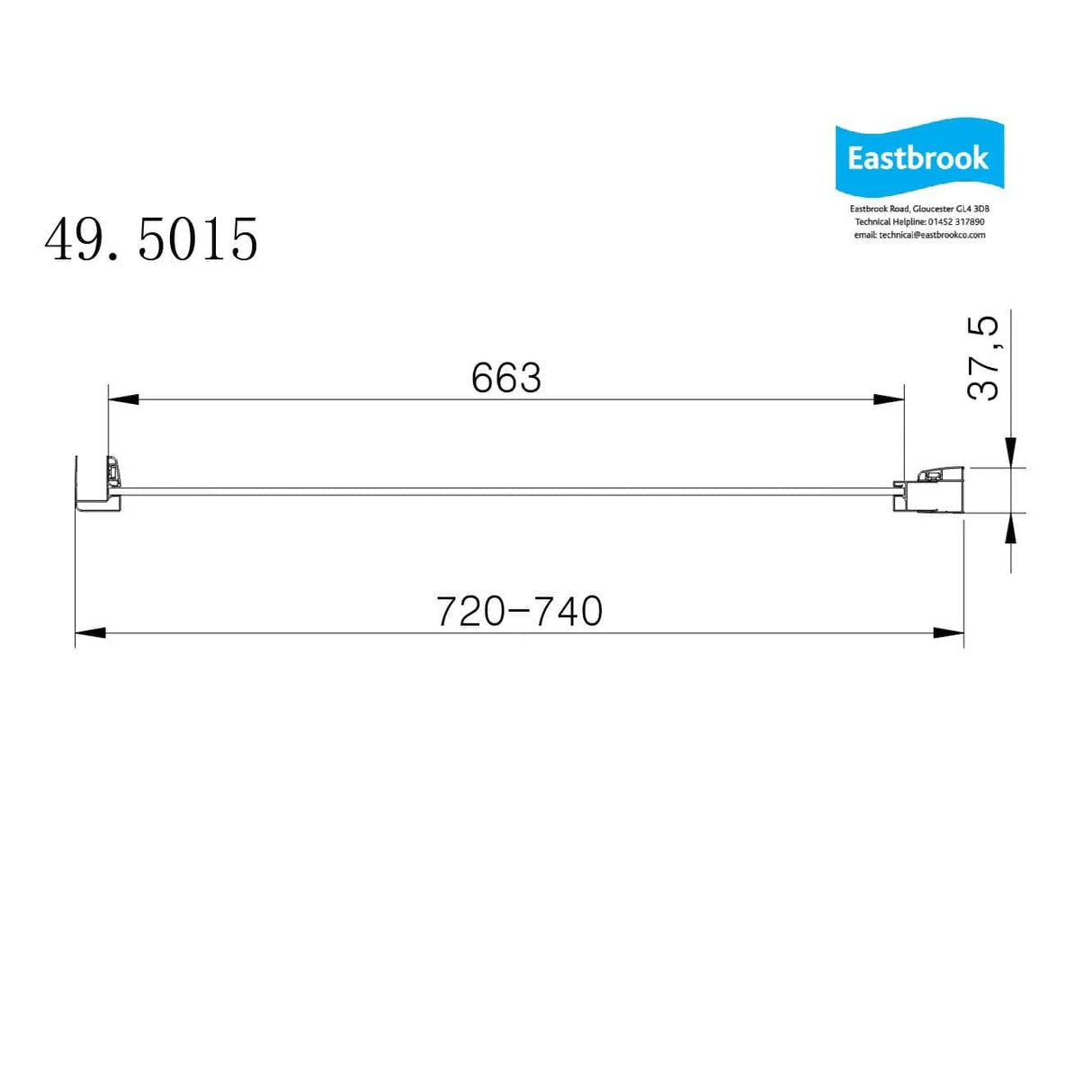 Eastbrook Side Panel Eastbrook Vantage 2000 Side Panel