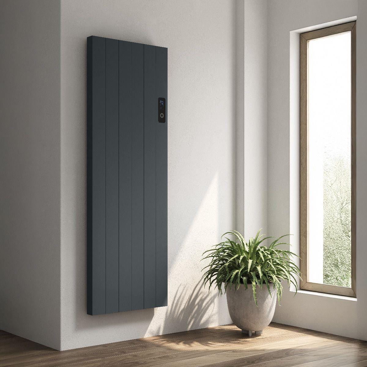 Reina Panel Radiator 1600 x 544mm Reina Nika Vertical Electric Wi-Fi Enabled Panel Radiator