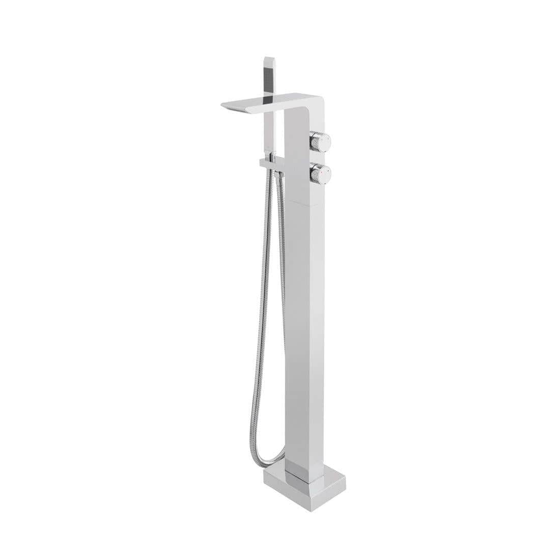 Vado Freestanding Bath Filler Vado Omika Floor Standing Bath Shower Mixer Tap with Shower Kit