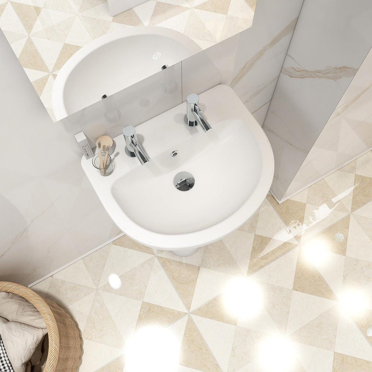 Imex Pedestal Basin Imex Ivo 500mm Basin