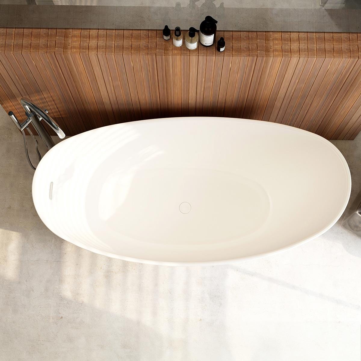 Imex Modern Freestanding Bath Imex Arco Slipper Bath 1600 x 760mm