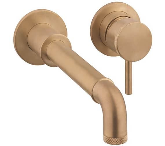 Crosswater Wall Mounted Basin Tap Crosswater MPRO Industrial 2 Hole Wall Mounted Basin Mixer Tap