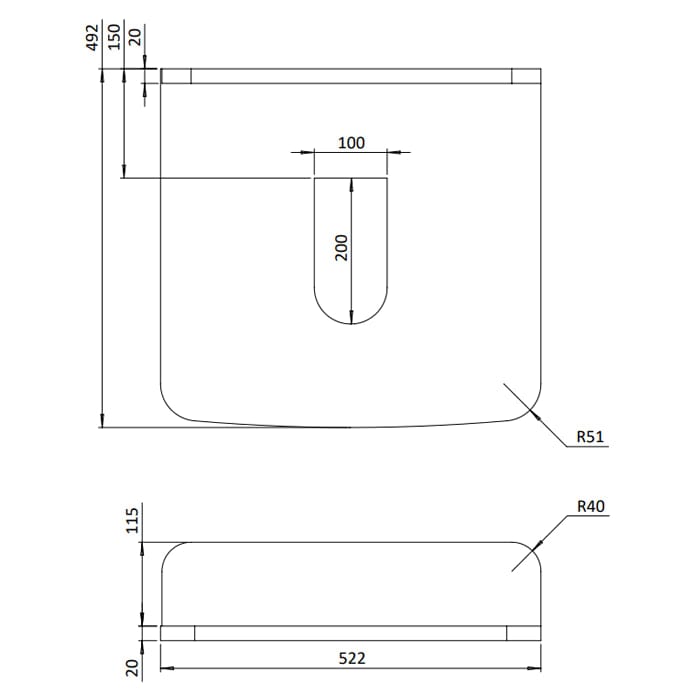 Burlington Floor Standing Vanity Unit Burlington Guild Floor Standing 560mm Vanity Unit with Worktop