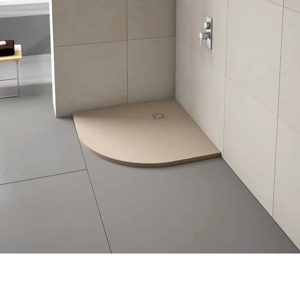Merlyn Quadrant Shower Tray Sandstone Merlyn Truestone Quadrant Shower Tray