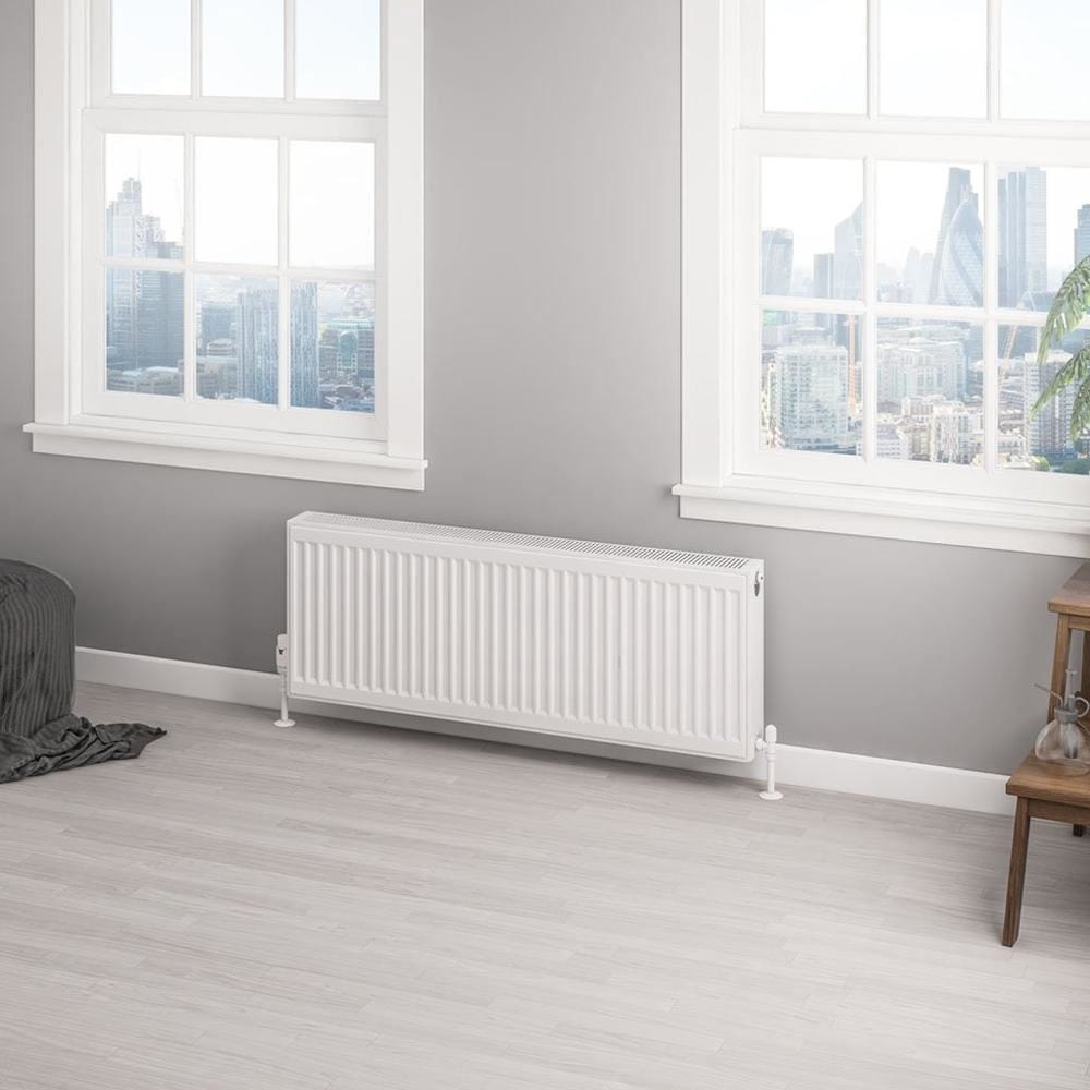 Aquarius Type 22 400 x 1100mm Aquarius Type 22 Compact Panel Radiator in Gloss White