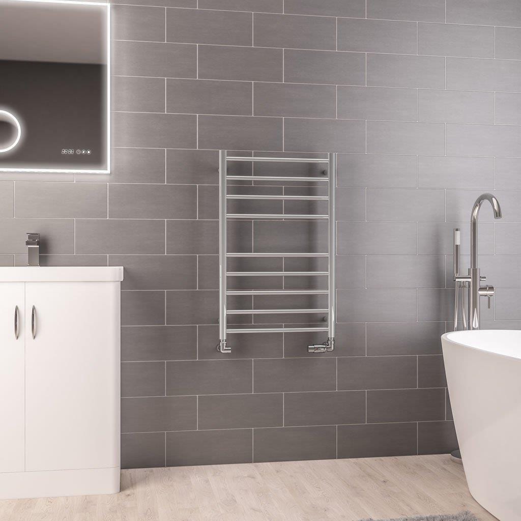 Eastbrook Ladder Rail 790 x 500mm / Central Heating Eastbrook Violla Straight Vertical Heated Towel Rail