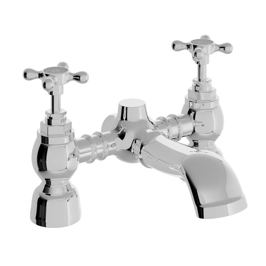 Heritage Bath Mixer Heritage Trinity Bath Filler Tap in Chrome