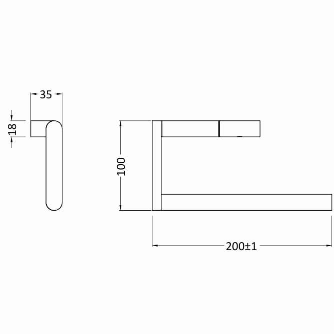 Crosswater Towel Rails and Rings Crosswater MPRO Towel Ring