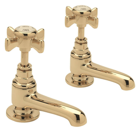 Sagittarius Pillar Basin Tap Antique Gold Sagittarius Churchman Basin Taps