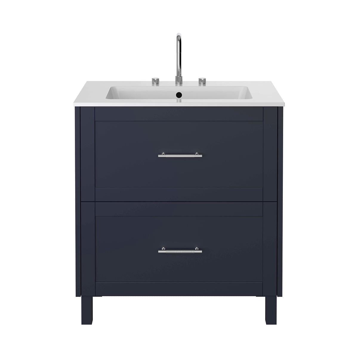 Heritage Floor Standing Vanity Unit Midnight Blue / 3 Heritage Lynton 800mm Floor Standing Unit with Basin