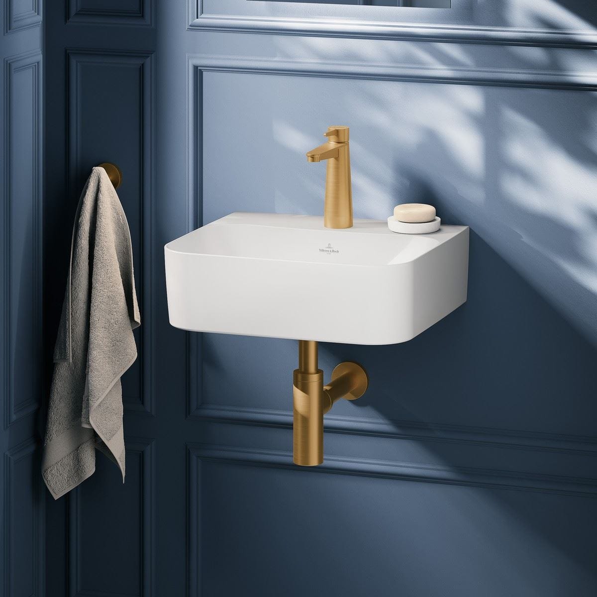 Villeroy and Boch Bottle Trap Villeroy & Boch Universal Round Basin Bottle Trap