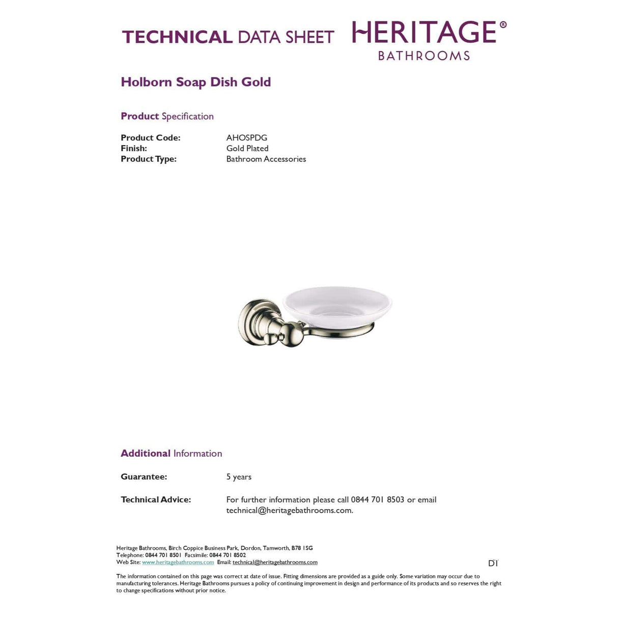 Heritage Soap Dish Heritage Holborn Soap Dish