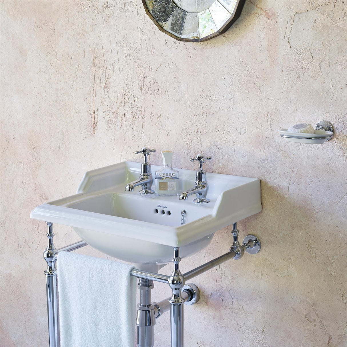 Burlington Washstand Burlington Classic 510mm Square Basin with Washstand