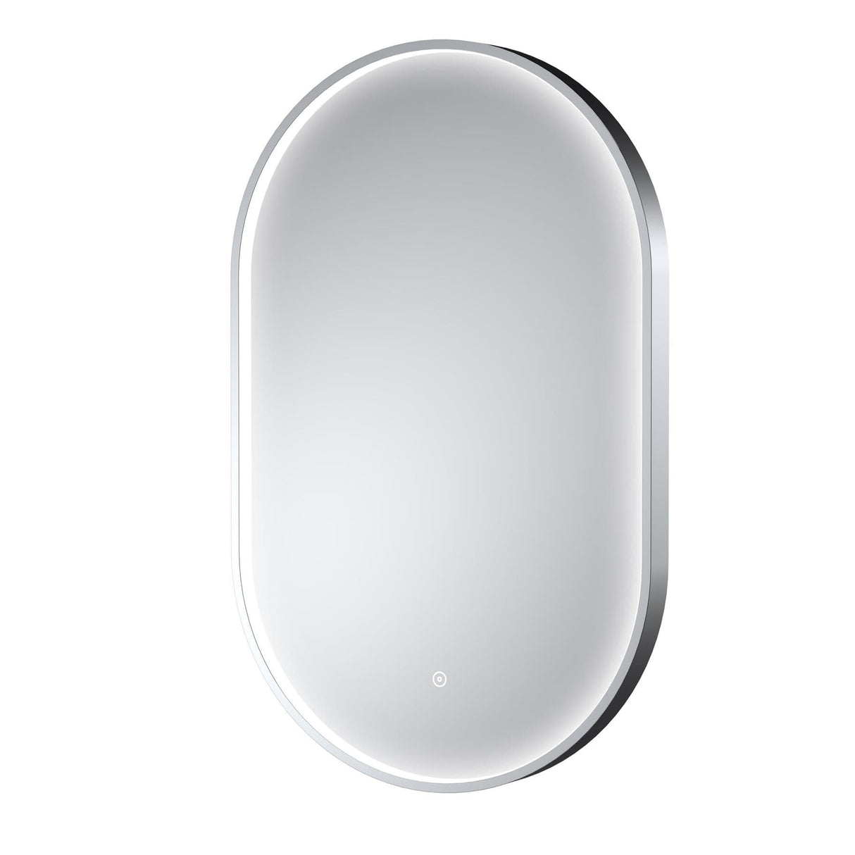 Aquarius Bathrooms Illuminated Mirror Aquarius Lumine Inset Framed LED Touch Sensor Pill Mirror - 800 x 500mm