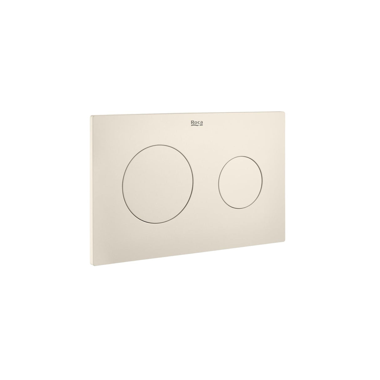 ROCA Flush Plate Matt Beige ROCA Duplo One PL10 Flush Plate with Round Buttons
