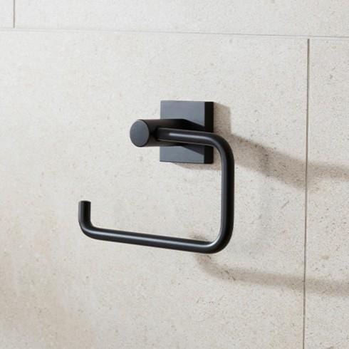 Miller Toilet Roll Holder Matt Black Miller Atlanta Toilet Roll Holder