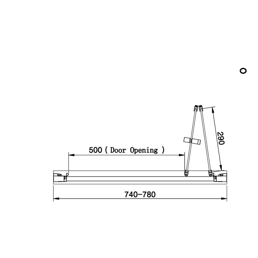 Eastbrook Bi-Fold Shower Door Eastbrook Vantage 2000 Bi-Fold Shower Door