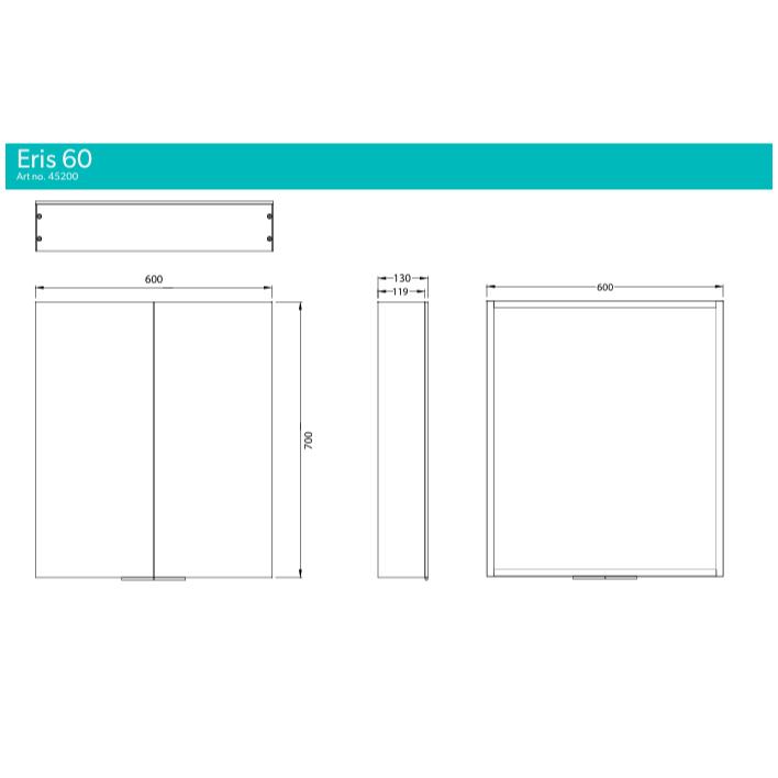 hib. Mirrored Cabinet hib. Eris Mirrored Cabinet