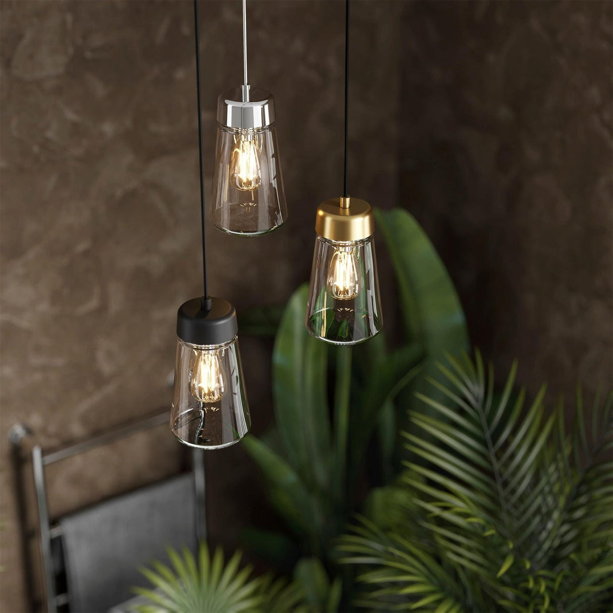 UK Bathroom Store Bathroom Lighting HiB Summit Pendant Light