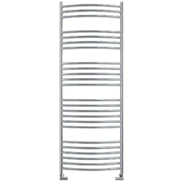 Vogue Ladder Rail 1600 x 600 / Central Heating Vogue Kerve Curved Ladder Rail in Polished Stainless Steel