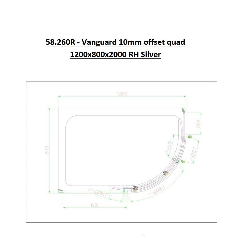 Eastbrook Quadrant Shower Enclosure Eastbrook Vanguard 10mm Quadrant Shower Enclosure