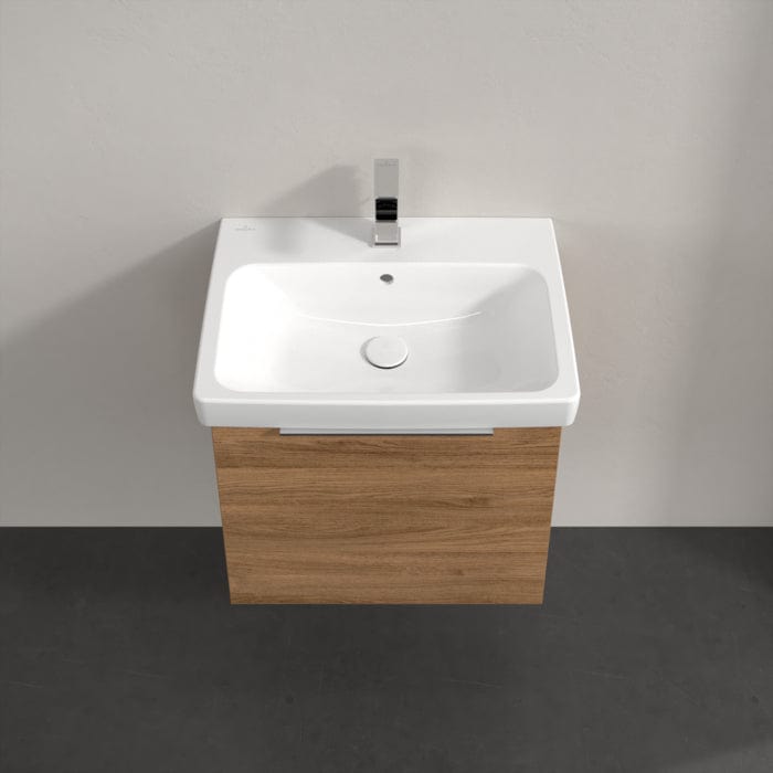 Villeroy & Boch Wall Mounted Vanity Unit Villeroy & Boch Architectura Wall Hung Vanity Unit 550mm One Drawer with Basin