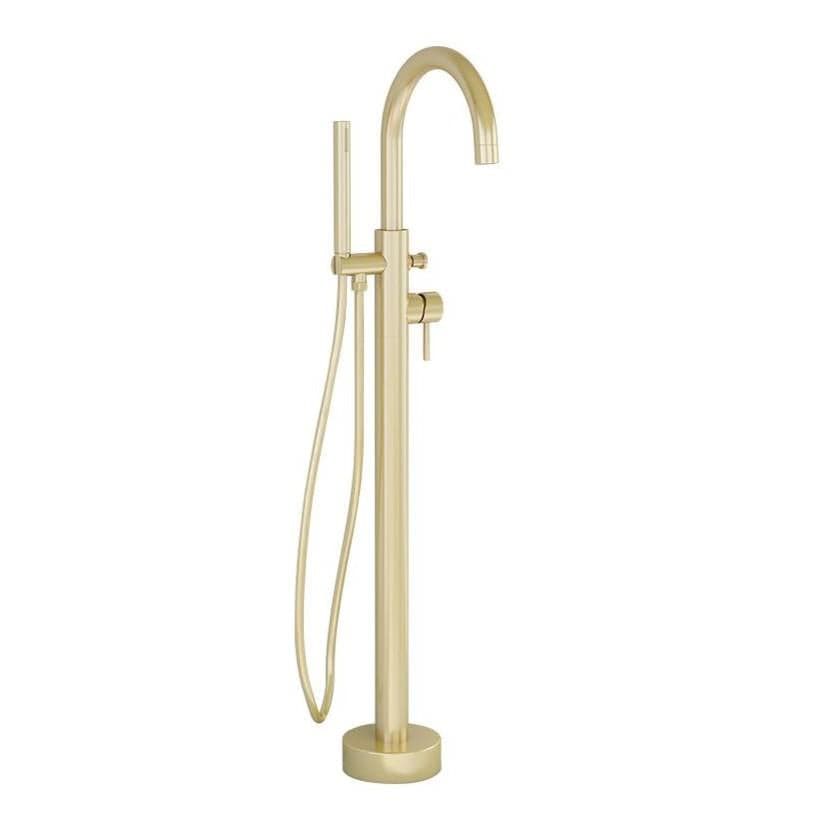 Imex Freestanding Bath Filler Imex Ravine Floor Standing Bath Shower Mixer with Hose and Handset