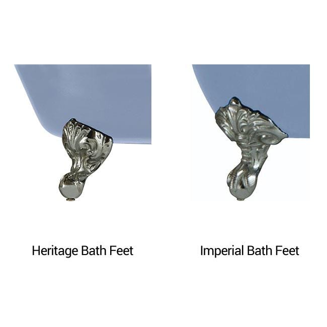 Heritage Roll Top and Slipper Freestanding Bath Heritage Essex Freestanding Cast Iron Bath with Feet