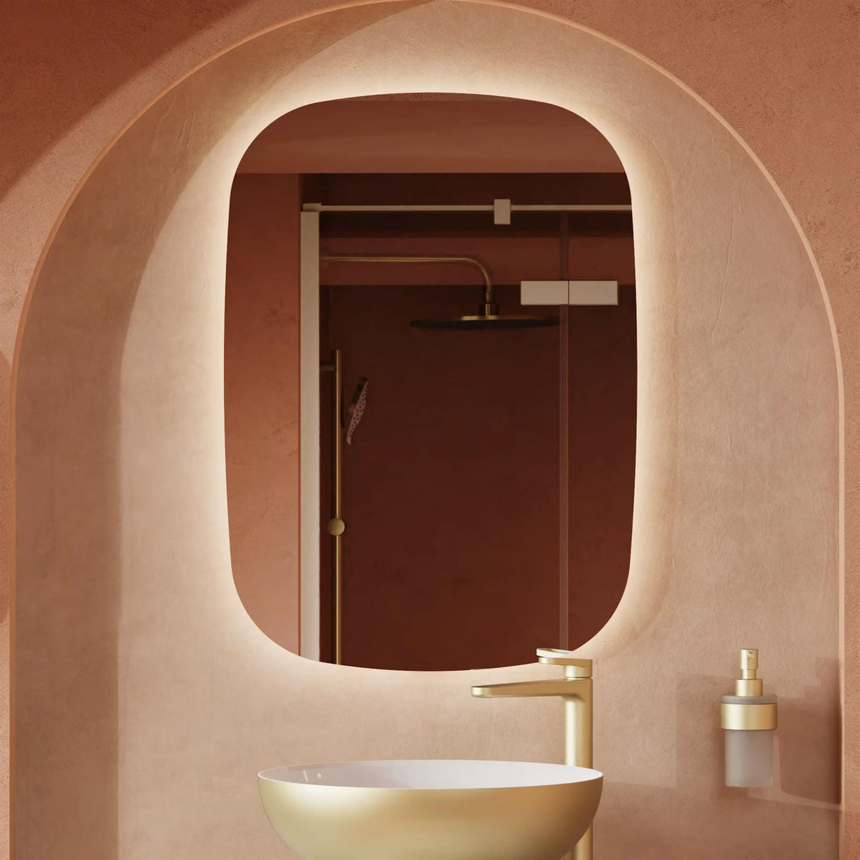 Crosswater Illuminated Mirror 500 x 700mm Crosswater Artist LED Illuminated Mirror